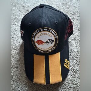 Vintage Corvette At Le Mans Chevrolet 1960 - 2005 Adjustable Hat Cap.